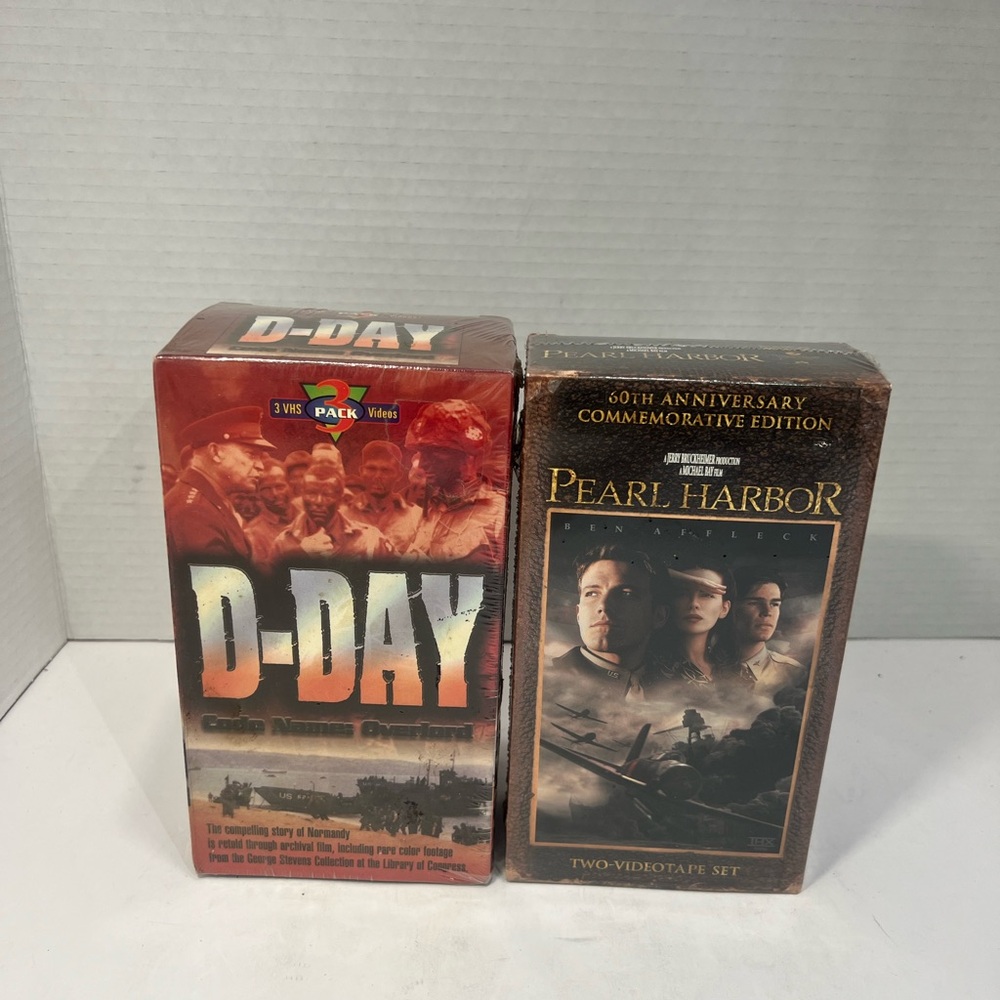 D-Day and Pearl Harbor Commemorative VHS Set